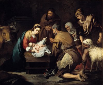 Adoration of the Shepherds by Bartolomé Esteban Murillo